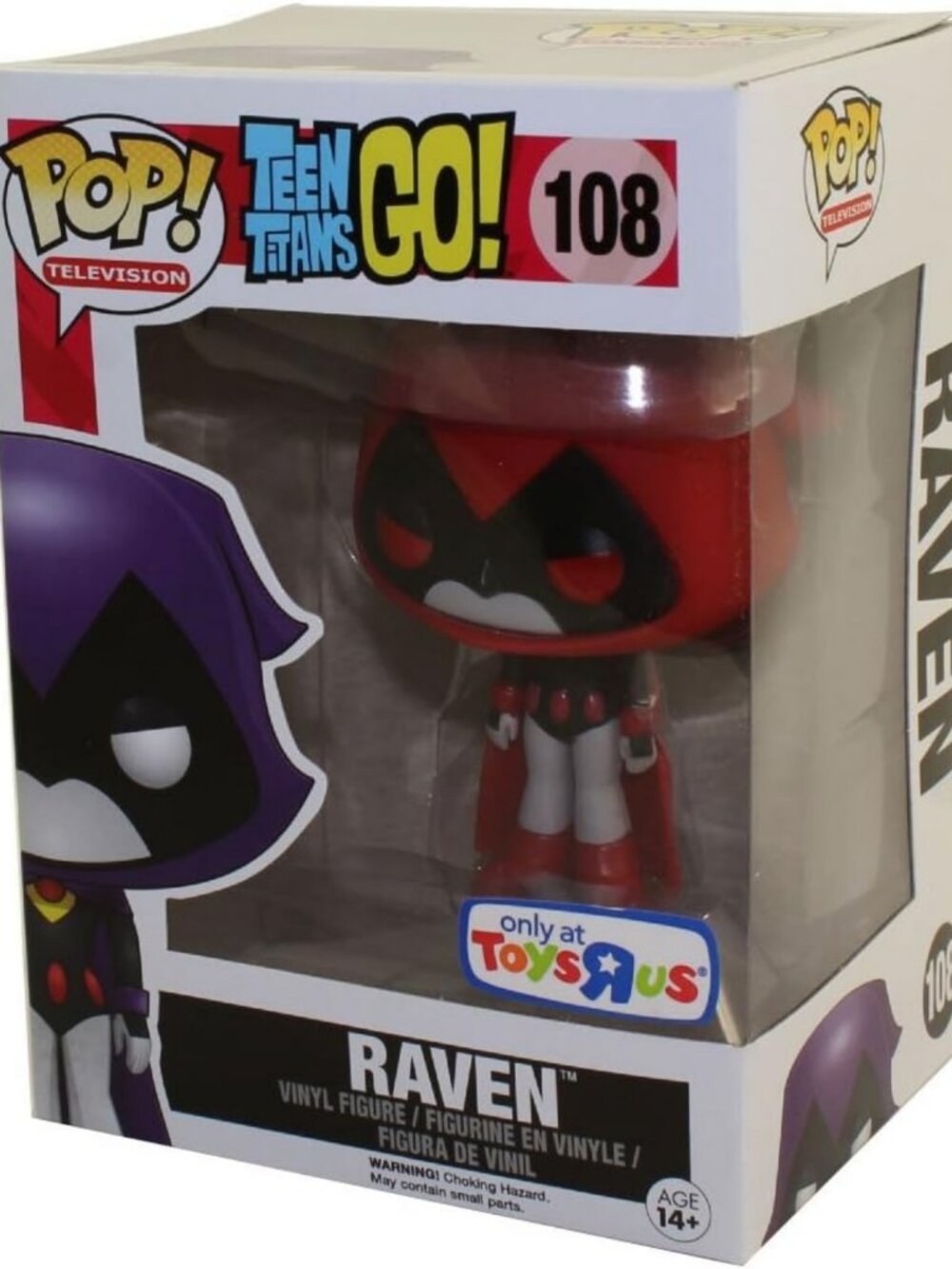Exclusive Red Raven Vinyl Figure - Teen Titans Go Collectible Funko POP! #108